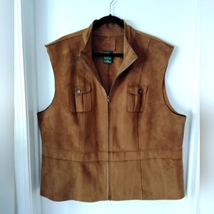 Lauren Dry Goods Faux Suede Vest